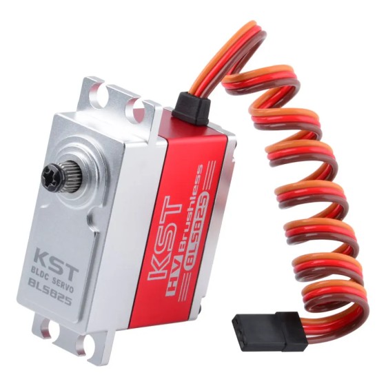 Original KST BLS825 V8.0 0.11sec 35kg HV Brushless Digital Standard Motor Metal for Helicopter RC Car Robot Arm Applications